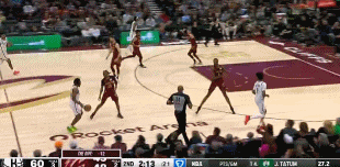 ?火力全开!卡梅隆-托马斯连中两记三分&篮网保持两位数领先